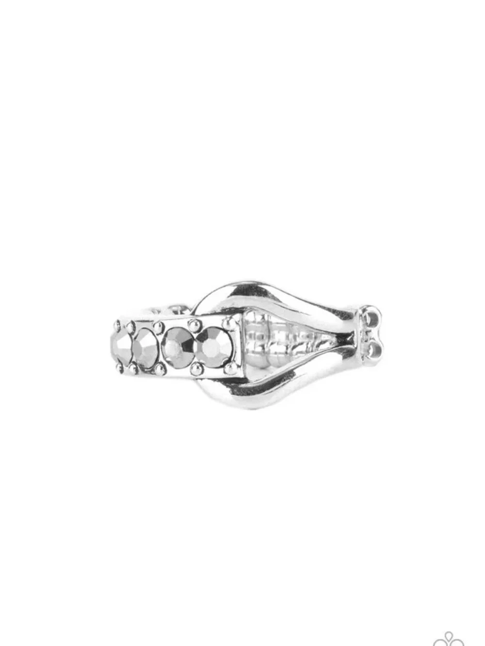Bling Bond Silver Ring - Paparazzi Jewelry